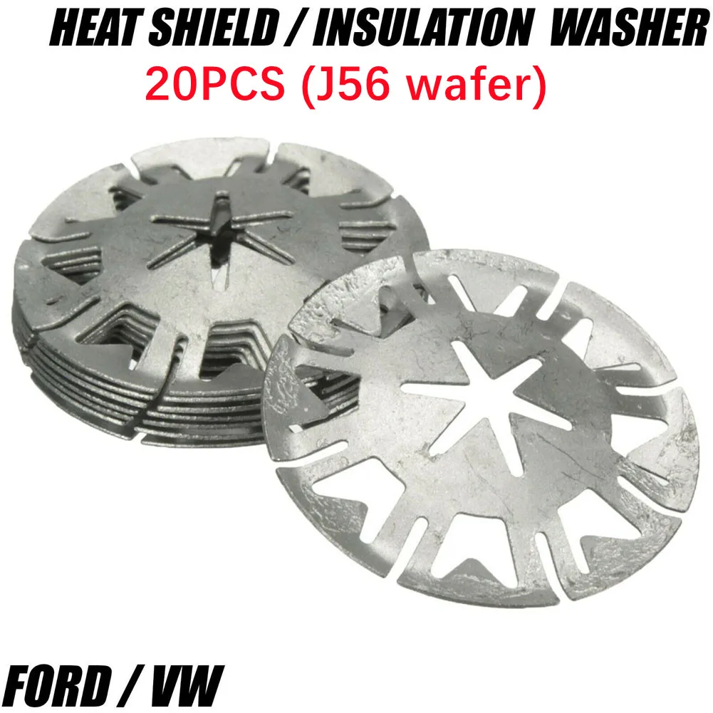 20PCS Chassis Exhaust Heat Shield Metal Spring Washer Retaining Clip Nut (J56 Disc) Push-On Retainer Clip For INSULAT
20PCS Chassis Exhaust Heat Shield Metal Spring Washer Retaining Clip Nut (J56 Disc) Push-On Retainer Clip For INSULAT
