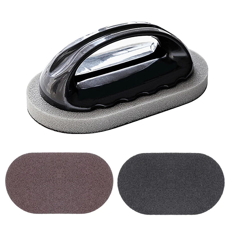 1/2pcs With Handle Emery Sponge Scrub Brush Dry Cleaning Pan Kitchen Tool Strong Decontamination Sponge Clean Tool TSLM1
1/2pcs With Handle Emery Sponge Scrub Brush Dry Cleaning Pan Kitchen Tool Strong Decontamination Sponge Clean Tool TSLM1
