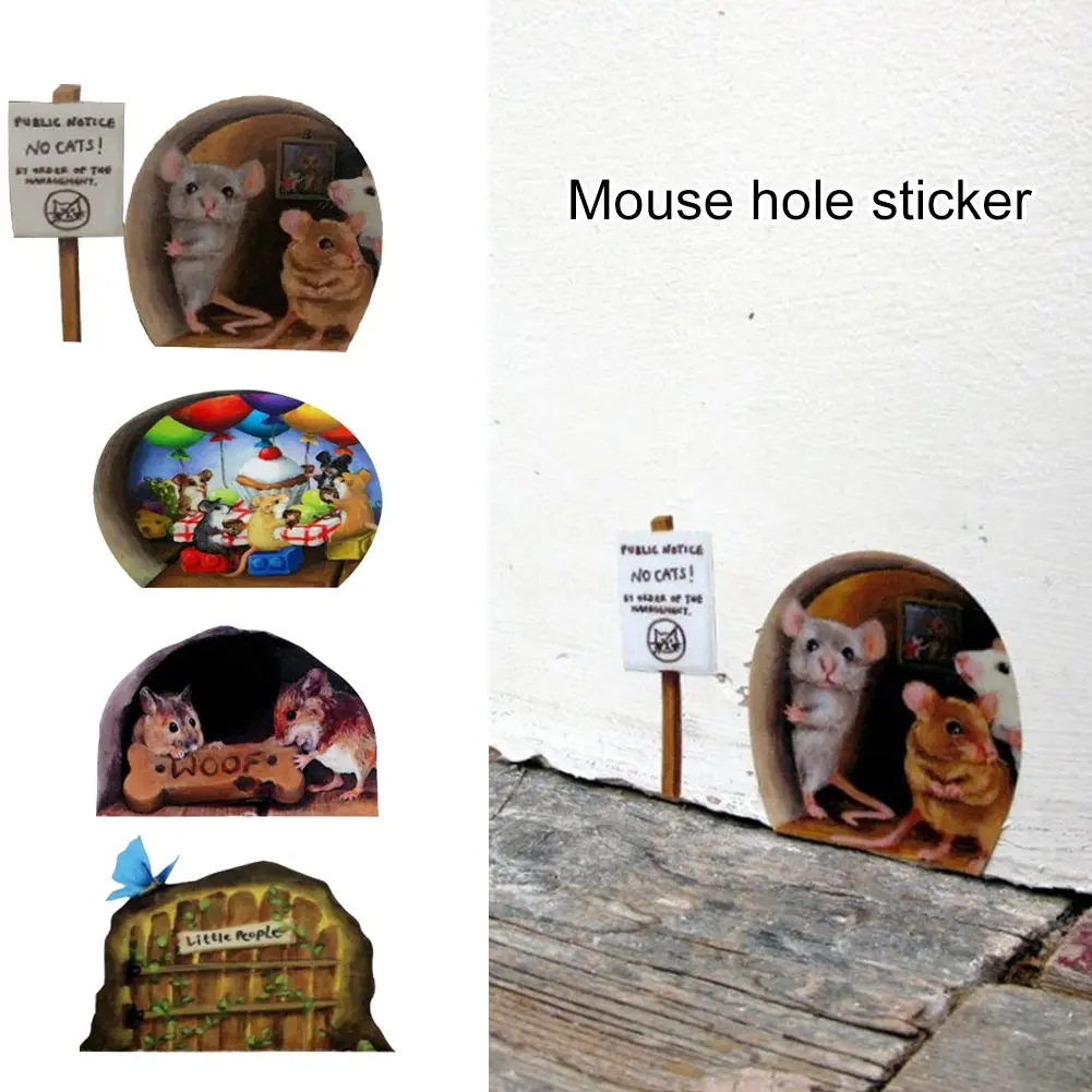 Funny Mouse Hole Wall Stickers Baseboard Home Decoration 3D Vinyl Wall Decals DIY Cartoon Animal Mural Art Home Decor Decals
Funny Mouse Hole Wall Stickers Baseboard Home Decoration 3D Vinyl Wall Decals DIY Cartoon Animal Mural Art Home Decor Decals