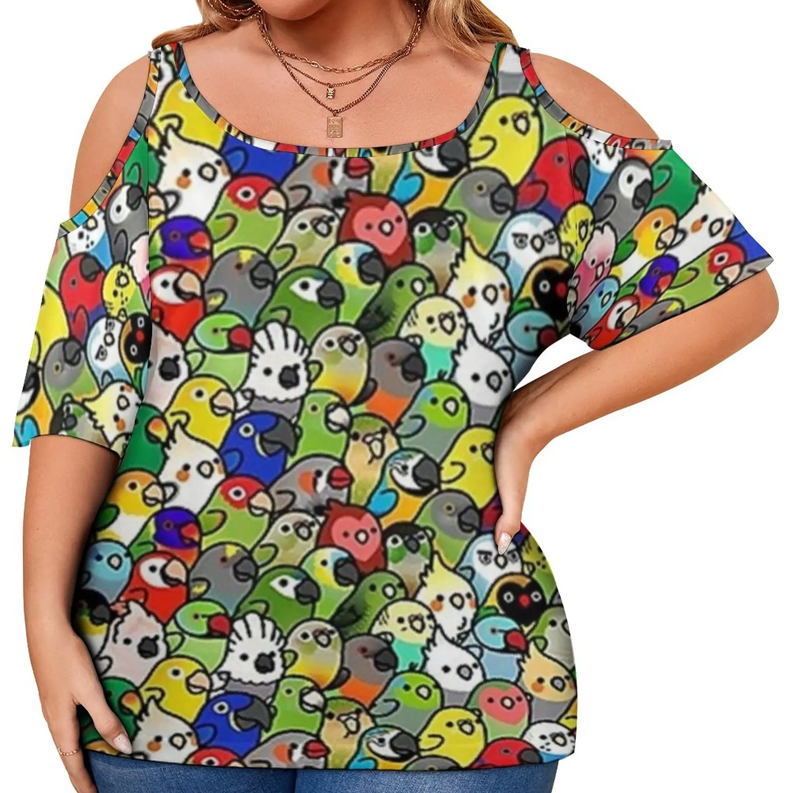 Parrot Meme T-Shirt Cute Birds Print Kawaii T Shirts Short-Sleeve Casual Tshirt Summer Print Tees Plus Size
Parrot Meme T-Shirt Cute Birds Print Kawaii T Shirts Short-Sleeve Casual Tshirt Summer Print Tees Plus Size