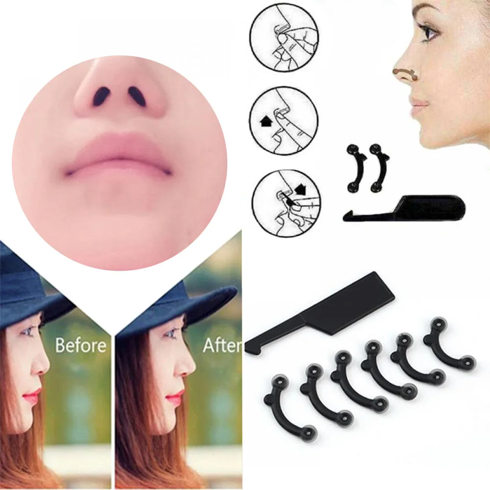 Beauty Nose Clip Corrector Massage Tool Nose Up Lifting Shaping Clip Clipper Shaper Bridge Straightening Kit No Pain 3 Size
Beauty Nose Clip Corrector Massage Tool Nose Up Lifting Shaping Clip Clipper Shaper Bridge Straightening Kit No Pain 3 Size
