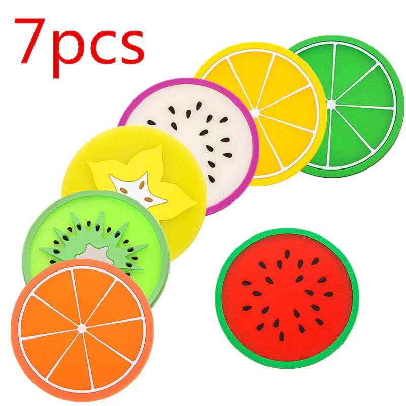 7 PCS Fruit Shape Silicone Cup Pad Slip Insulation Pad Cup Mat Holder Orange/Watermelon/Carambola/Dragon Fruit Wholesale store
7 PCS Fruit Shape Silicone Cup Pad Slip Insulation Pad Cup Mat Holder Orange/Watermelon/Carambola/Dragon Fruit Wholesale store