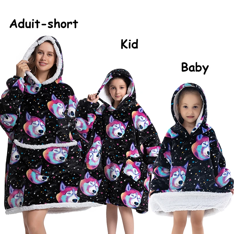 OnMelo Oversized Hoodie Blanket Adult Child Xmas Wearable Blankets Warm Fleece Winter Warm Loose Hooded Sweatshirt Soft Robe
OnMelo Oversized Hoodie Blanket Adult Child Xmas Wearable Blankets Warm Fleece Winter Warm Loose Hooded Sweatshirt Soft Robe