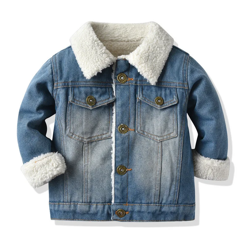 New Kids Denim Jacket 6M 12M 4 6Years Old Children Warm Coat Long Sleeve Fleece Padded Winter Boy Jeans Coat Girls Jacket
New Kids Denim Jacket 6M 12M 4 6Years Old Children Warm Coat Long Sleeve Fleece Padded Winter Boy Jeans Coat Girls Jacket