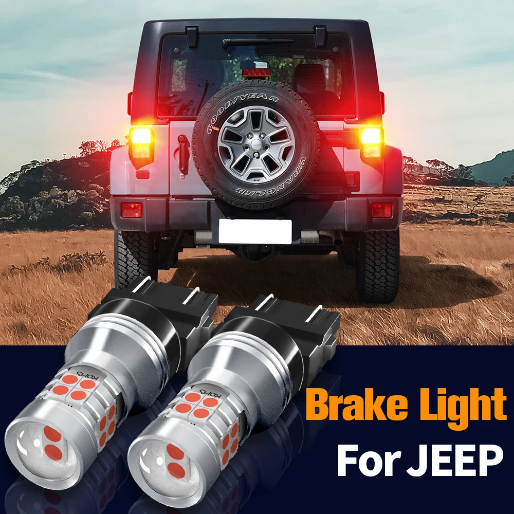 2pcs LED Brake Light Blub Lamp 3157 P27/7W For JEEP Cherokee XJ Commander Compass Grand Cherokee 2 3 4 Patriot Wrangler TJ JK JL
2pcs LED Brake Light Blub Lamp 3157 P27/7W For JEEP Cherokee XJ Commander Compass Grand Cherokee 2 3 4 Patriot Wrangler TJ JK JL