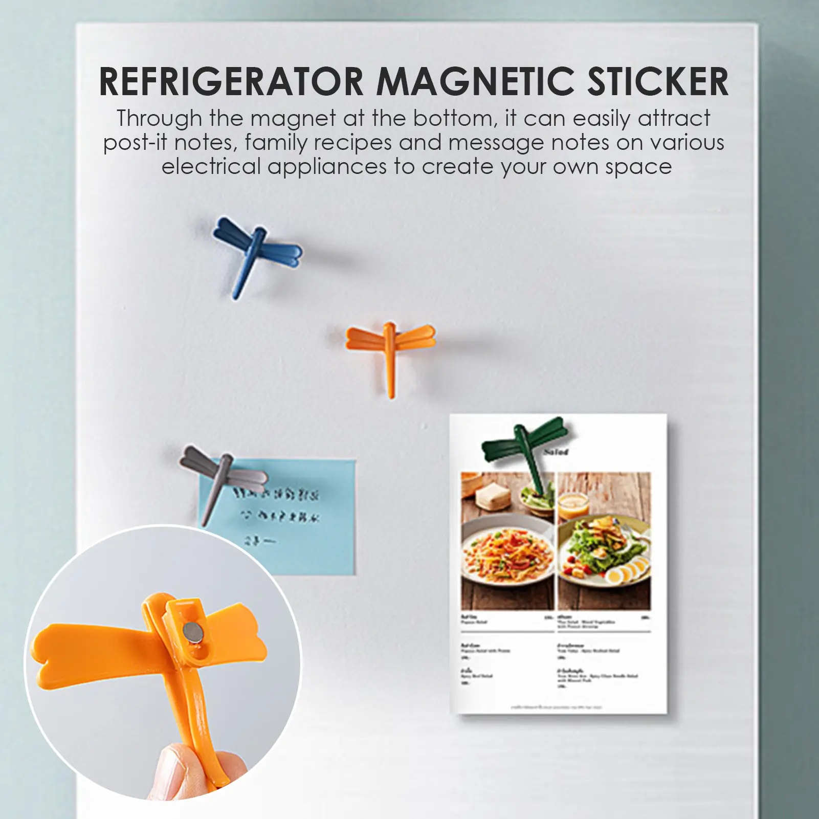 Multifunctional Fridge Magnets Sticker Dragoy Shape Food Seal Clips Punch-free Hook for Cable Storage Refrigerator Wall Decor
Multifunctional Fridge Magnets Sticker Dragoy Shape Food Seal Clips Punch-free Hook for Cable Storage Refrigerator Wall Decor