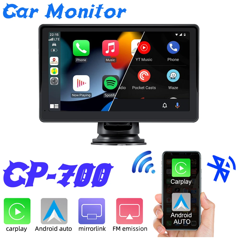 Multimedia Player Universal 7 Inch Car Radio Bluetooth Mirror Link TF Card/USB/AUX for BMW / VW / Nissan / Toyota / Honda
Multimedia Player Universal 7 Inch Car Radio Bluetooth Mirror Link TF Card/USB/AUX for BMW / VW / Nissan / Toyota / Honda