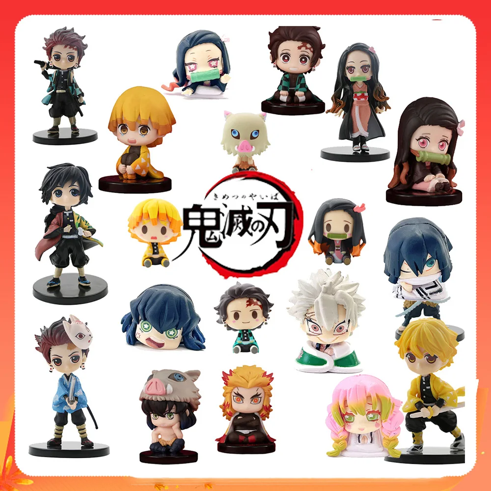 6 Suit Anime Figures Demon Slayer Agatsuma Zenitsu Kamado Tanjirou Q Version Figure Standing Posture PVC Model Toys Kids Gifts
6 Suit Anime Figures Demon Slayer Agatsuma Zenitsu Kamado Tanjirou Q Version Figure Standing Posture PVC Model Toys Kids Gifts