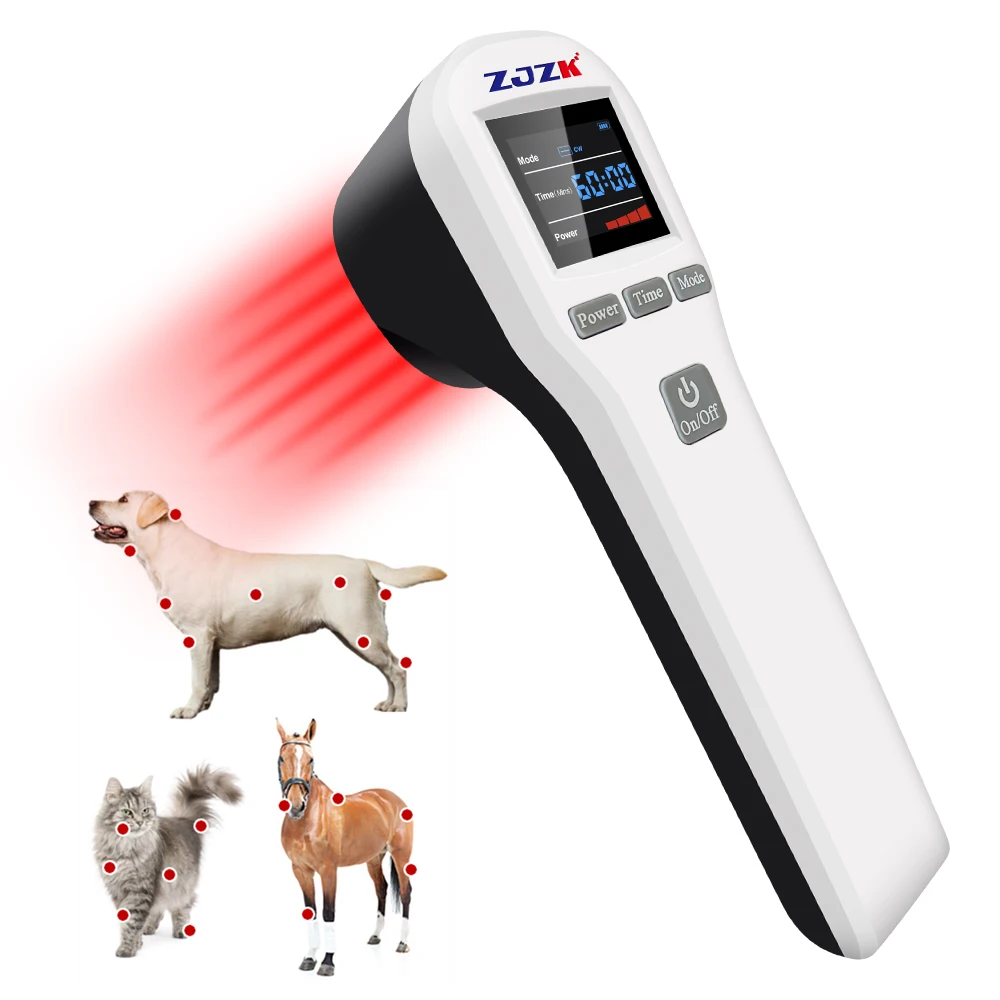 

MLS Cold Laser Therapy Pet Device Animal Pain Relief Muscle Joint Pain Arthritis Heal Wounds Clear Skin Infections for Dogs Cats