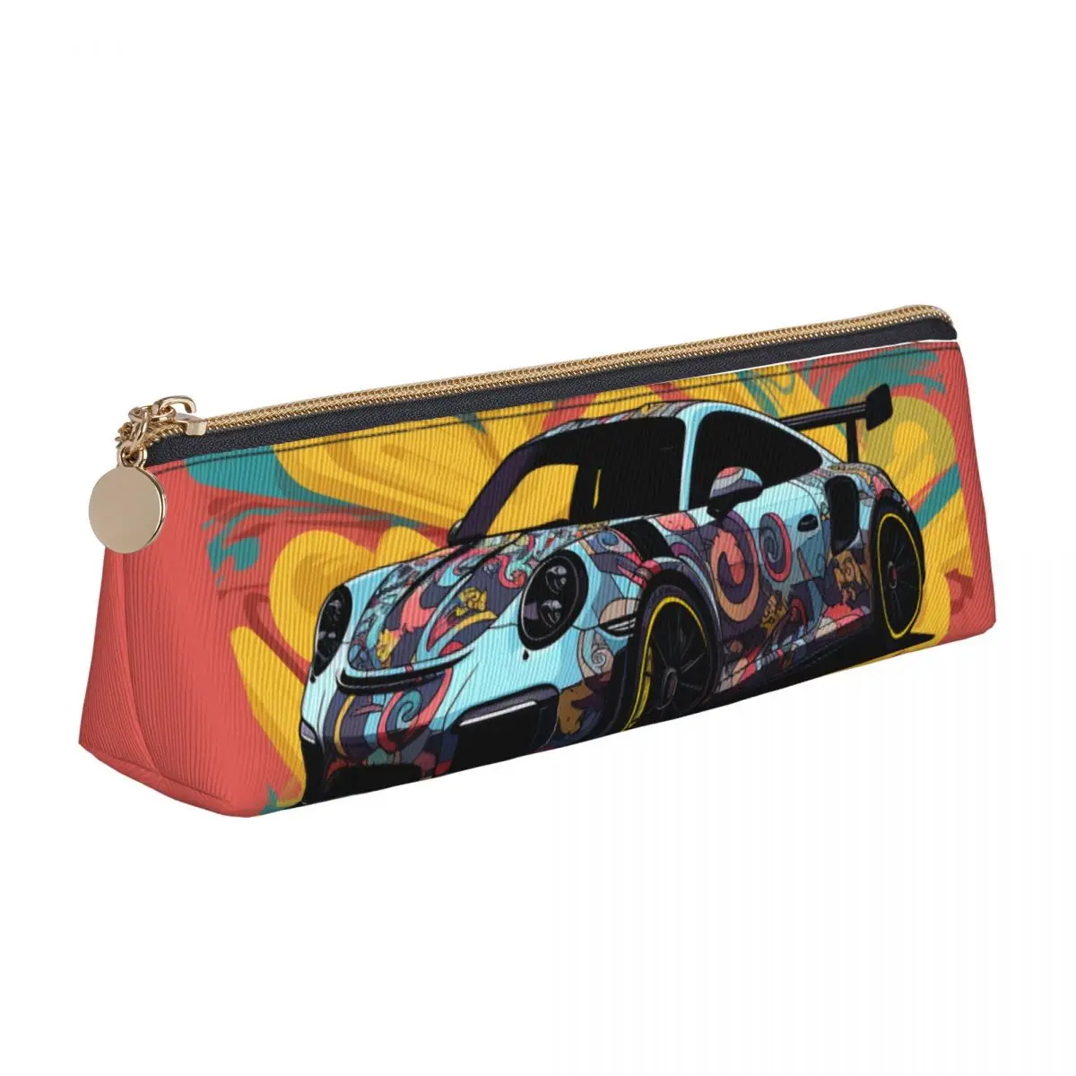Classic Sports Car Leather Pencil Case Graffiti Simplified Form College For Child Pencil Box Fashion Print Triangle Pen Bag
Classic Sports Car Leather Pencil Case Graffiti Simplified Form College For Child Pencil Box Fashion Print Triangle Pen Bag