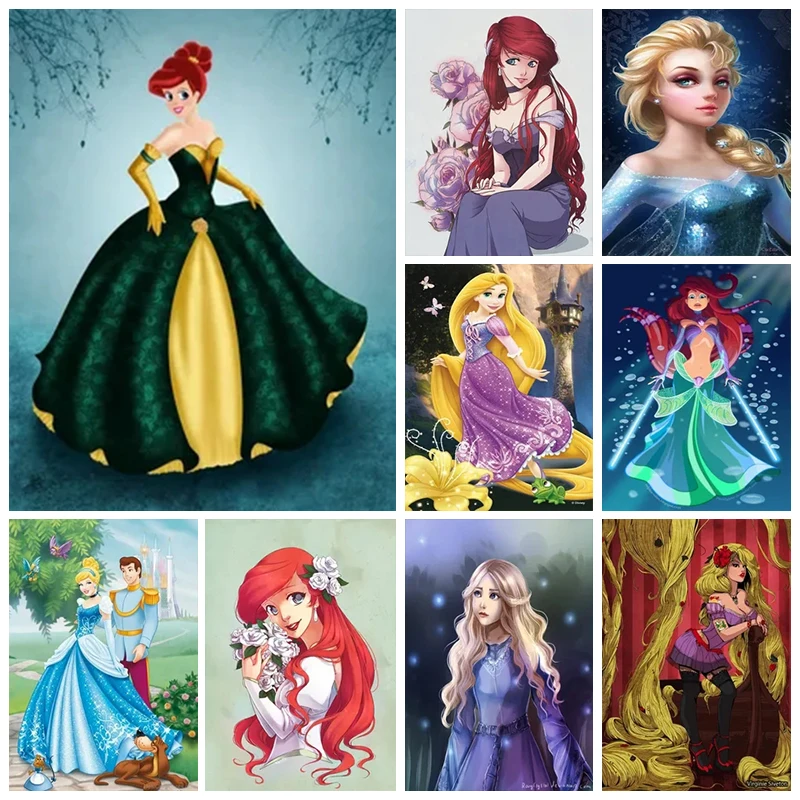 Disney 5D Cartoon Princess Ab Diamond Painting Cross Stitch Embroidery Handicraft Full Drill Mosaic Resin Home Decor Gifts Jh144
Disney 5D Cartoon Princess Ab Diamond Painting Cross Stitch Embroidery Handicraft Full Drill Mosaic Resin Home Decor Gifts Jh144