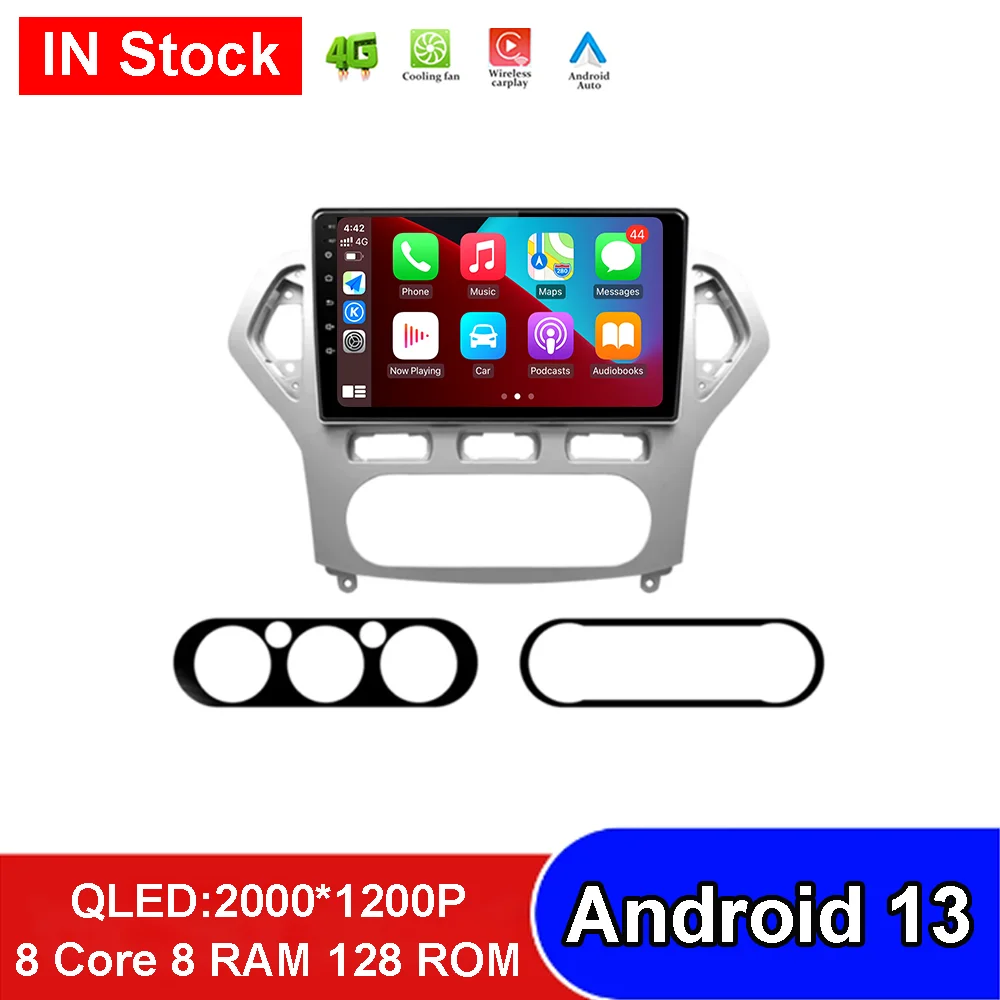 Android 13 No 2din Dvd для Ford Mondeo 2007-2010 автомобильное радио на борту мультимедийный видеоплеер GPS Навигация стерео
Android 13 No 2din Dvd для Ford Mondeo 2007-2010 автомобильное радио на борту мультимедийный видеоплеер GPS Навигация стерео