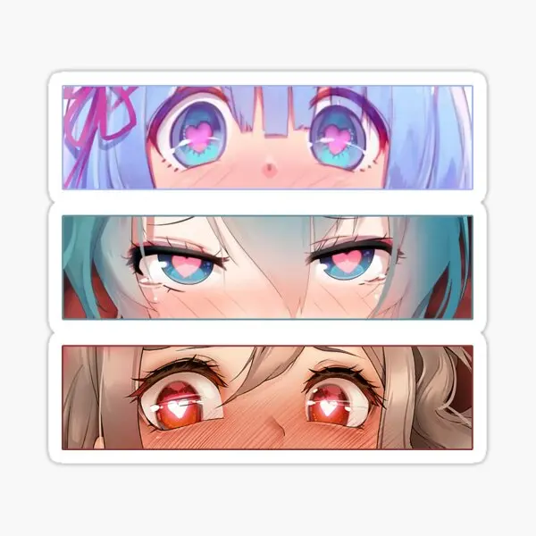 Lewd Eyes Bundle Transparent 5PCS Stickers for Laptop Stickers Luggage Art Wall Living Room Funny Anime Bumper Decorations Room
Lewd Eyes Bundle Transparent 5PCS Stickers for Laptop Stickers Luggage Art Wall Living Room Funny Anime Bumper Decorations Room