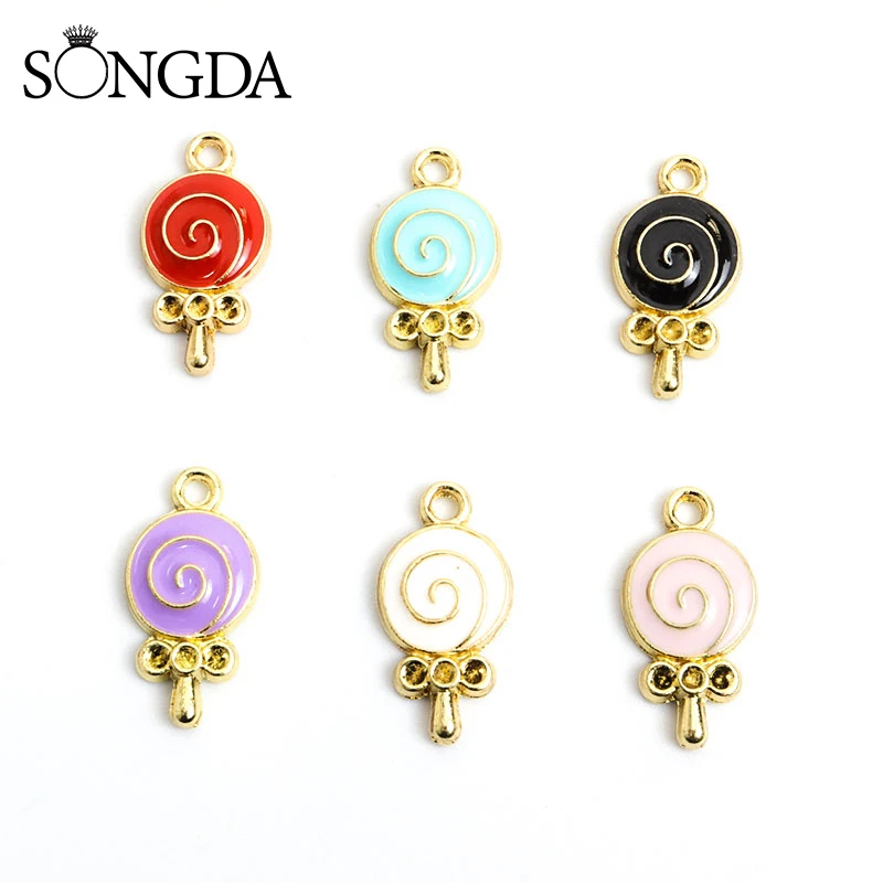 20pcs Cute Lollipop Colourful Enamel Charms DIY Jewelry Making Accessories Handmade Finding Bracelet Earring Keychain Pendants
20pcs Cute Lollipop Colourful Enamel Charms DIY Jewelry Making Accessories Handmade Finding Bracelet Earring Keychain Pendants