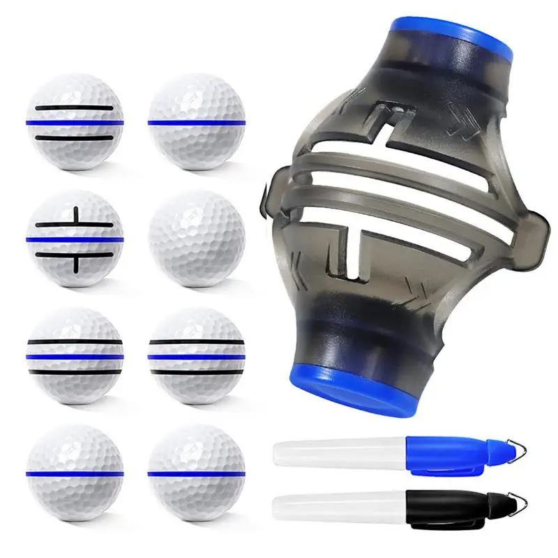 

Маркеры для мячей для гольфа Высокоточный маркер для мячей для гольфа 360-градусный тройной 3-линейный маркер для мячей для гольфа маркер для лески для мяча для гольфа инструмент для мяча для гольфа