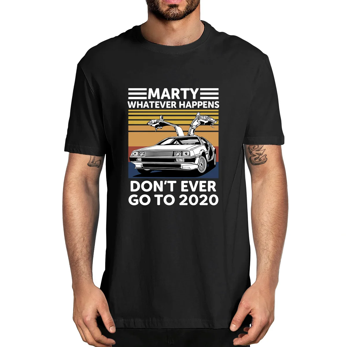 Marty Whatever Happens Don't Ever Go To 2020 Vintage Summe Men's 100% Cotton Novelty T-Shirt Unisex Humor Streetwear Funny Women
Marty Whatever Happens Don't Ever Go To 2020 Vintage Summe Men's 100% Cotton Novelty T-Shirt Unisex Humor Streetwear Funny Women