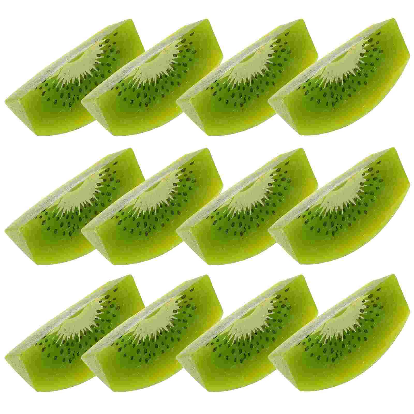 12 Pcs Green Decorations Fruit Slices Simulation Kiwi Model Artificial Fake Props Fruits Pvc Decorative Imitation
12 Pcs Green Decorations Fruit Slices Simulation Kiwi Model Artificial Fake Props Fruits Pvc Decorative Imitation