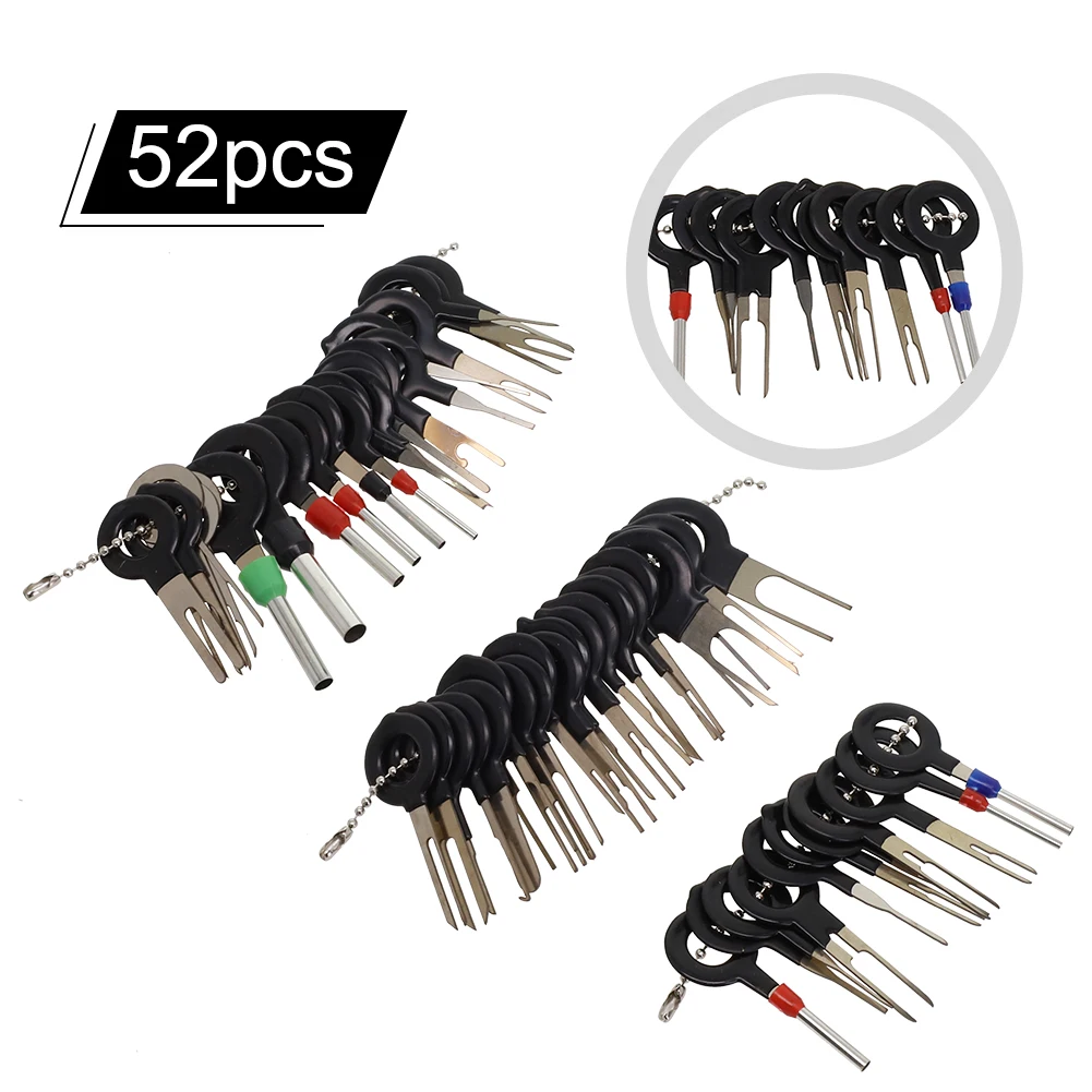 Extractor Tool Removal Tools 52pcs/set Accessories Car Connector Electrical Wiring Crimp Fittings Parts Durable
Extractor Tool Removal Tools 52pcs/set Accessories Car Connector Electrical Wiring Crimp Fittings Parts Durable