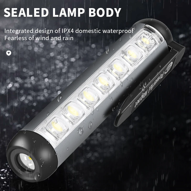 1pc Super Bright LED Flashlight USB Rechargeable Waterproof COB Torch Zoom Camping Lamp Portable With Tail Magnet
1pc Super Bright LED Flashlight USB Rechargeable Waterproof COB Torch Zoom Camping Lamp Portable With Tail Magnet