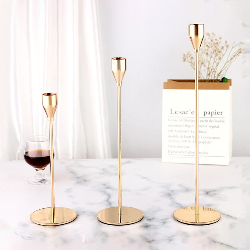 3 Pcs/ Set European Metal Candle Holder Simple Golden Wedding Decoration Bar Party Living Room Decoration Home Candlestick
3 Pcs/ Set European Metal Candle Holder Simple Golden Wedding Decoration Bar Party Living Room Decoration Home Candlestick