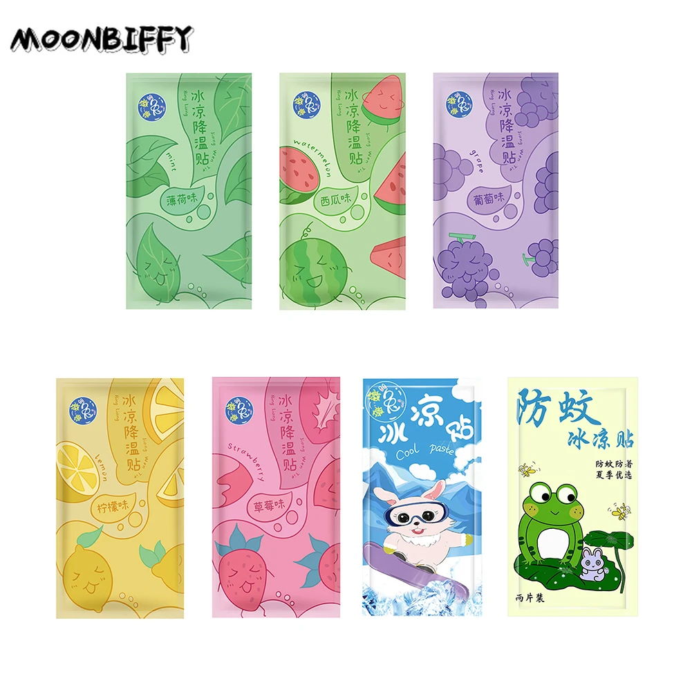 2pcs Cute Ice Cold Paste Fever Pain Relief Summer Physical Cooling Stickers Face mask skin Care Heatstroke Fever Face Ice Roller
2pcs Cute Ice Cold Paste Fever Pain Relief Summer Physical Cooling Stickers Face mask skin Care Heatstroke Fever Face Ice Roller