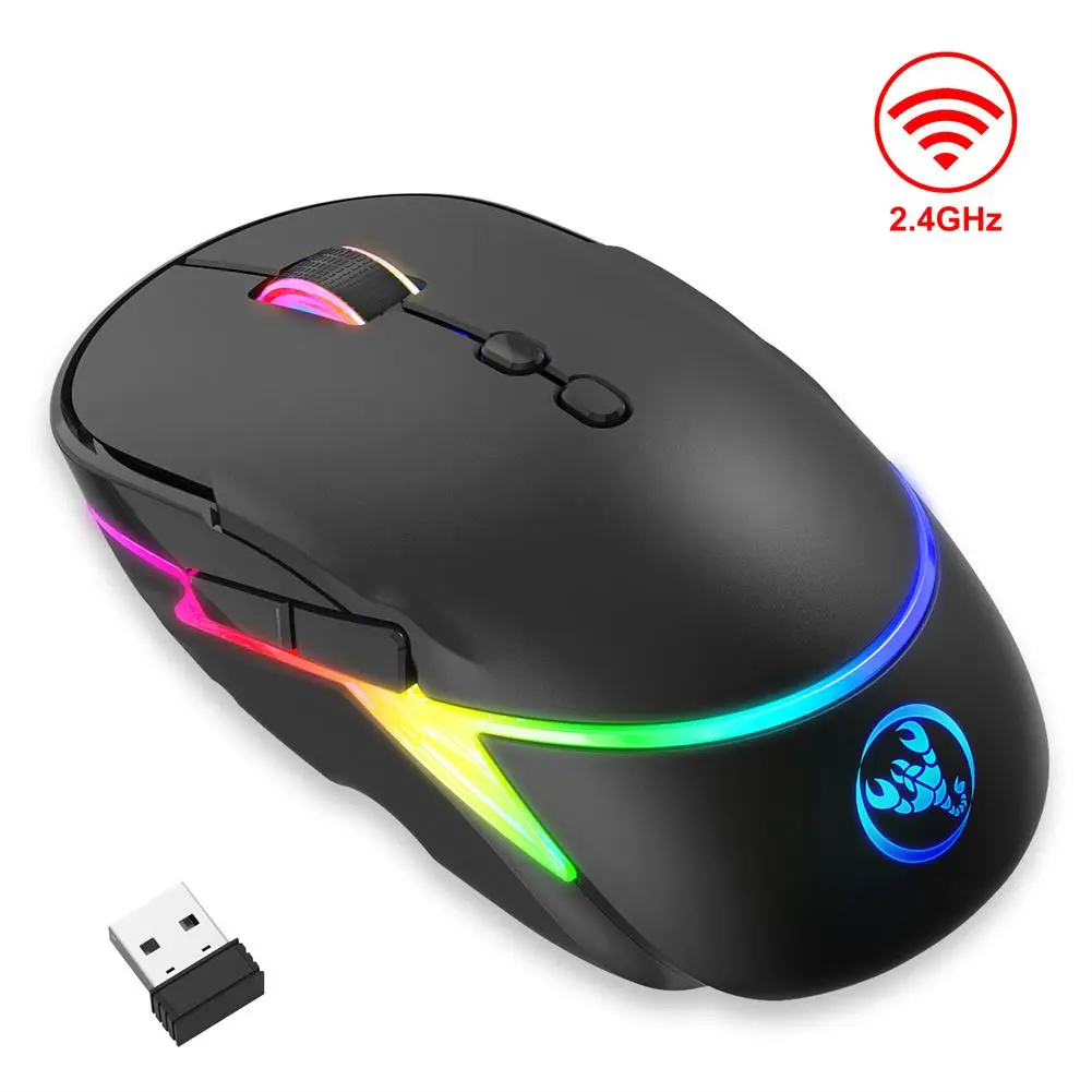 2.4g Wireless Gaming Mouse 1200/2400/3200dpi Adjustable 12 Modes Rgb Lighting Mouse
2.4g Wireless Gaming Mouse 1200/2400/3200dpi Adjustable 12 Modes Rgb Lighting Mouse