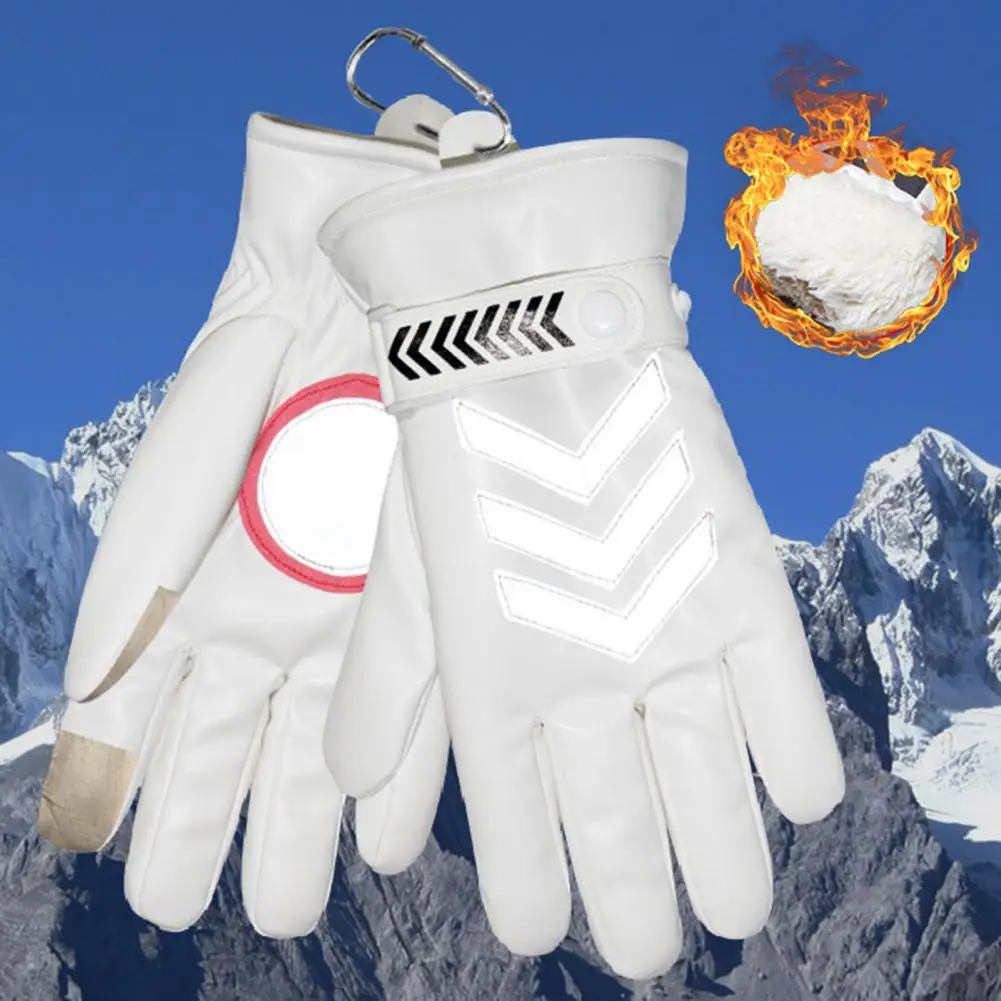 Warm 1 Pair Good Plush Touch Screen Riding Winter Gloves Custodian Mitten Riding Winter Gloves Windproof for Outdoor
Warm 1 Pair Good Plush Touch Screen Riding Winter Gloves Custodian Mitten Riding Winter Gloves Windproof for Outdoor