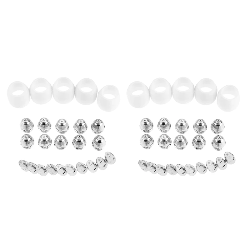 50Pcs Cut80 Lg80 80A Plasma Cutter P80 Cutting Machine Consumable Or Accessories Shield Porcelain Cup Electrode Tip
50Pcs Cut80 Lg80 80A Plasma Cutter P80 Cutting Machine Consumable Or Accessories Shield Porcelain Cup Electrode Tip