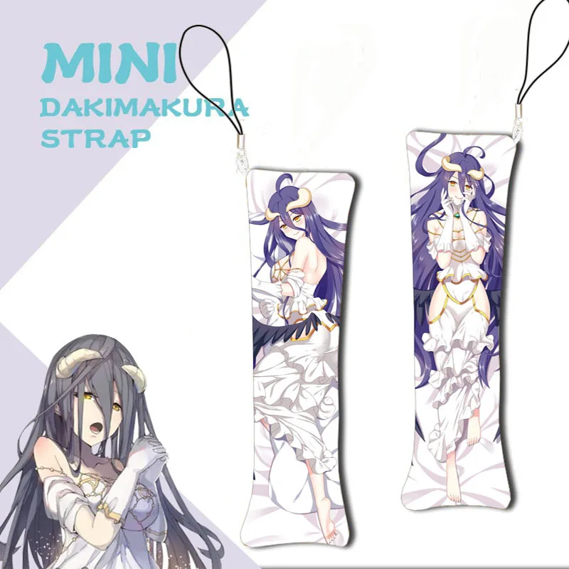 Hot Anime Mini Dakimakura Overlord Albedo Keychain Mini Pillow Hanging Ornament Shalltear Bloodfallen Printed Phone Strap Gifts
Hot Anime Mini Dakimakura Overlord Albedo Keychain Mini Pillow Hanging Ornament Shalltear Bloodfallen Printed Phone Strap Gifts