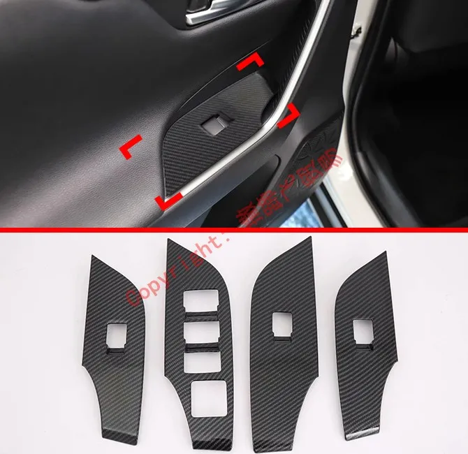 Carbon Fiber Style Interior Door Window Buttons Cover Trim For Toyota Rav4 2019 2020 Car Accessories Stickers
Carbon Fiber Style Interior Door Window Buttons Cover Trim For Toyota Rav4 2019 2020 Car Accessories Stickers