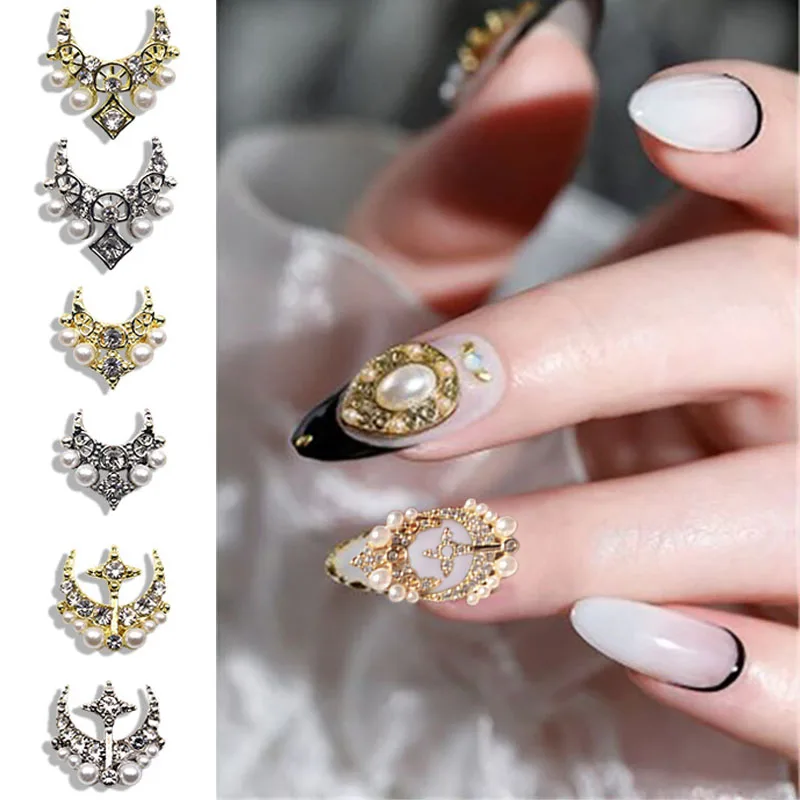 3D Luxury Palace Style Nail Charms Shiny Zircon Nail Art Charms Diamond Pearl Star Moon Nail Gems Rhinestones Alloy Nail Jewels 
3D Luxury Palace Style Nail Charms Shiny Zircon Nail Art Charms Diamond Pearl Star Moon Nail Gems Rhinestones Alloy Nail Jewels