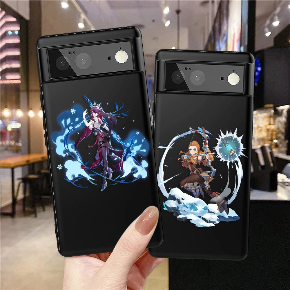 Genshin Impact Case for Google Pixel 7Pro 7 6a 6 6Pro 5 5a 5G 4XL 4 2 3XL 2XL 3 3a 3aXL 4a Black Soft TPU Protection Back Cover
Genshin Impact Case for Google Pixel 7Pro 7 6a 6 6Pro 5 5a 5G 4XL 4 2 3XL 2XL 3 3a 3aXL 4a Black Soft TPU Protection Back Cover