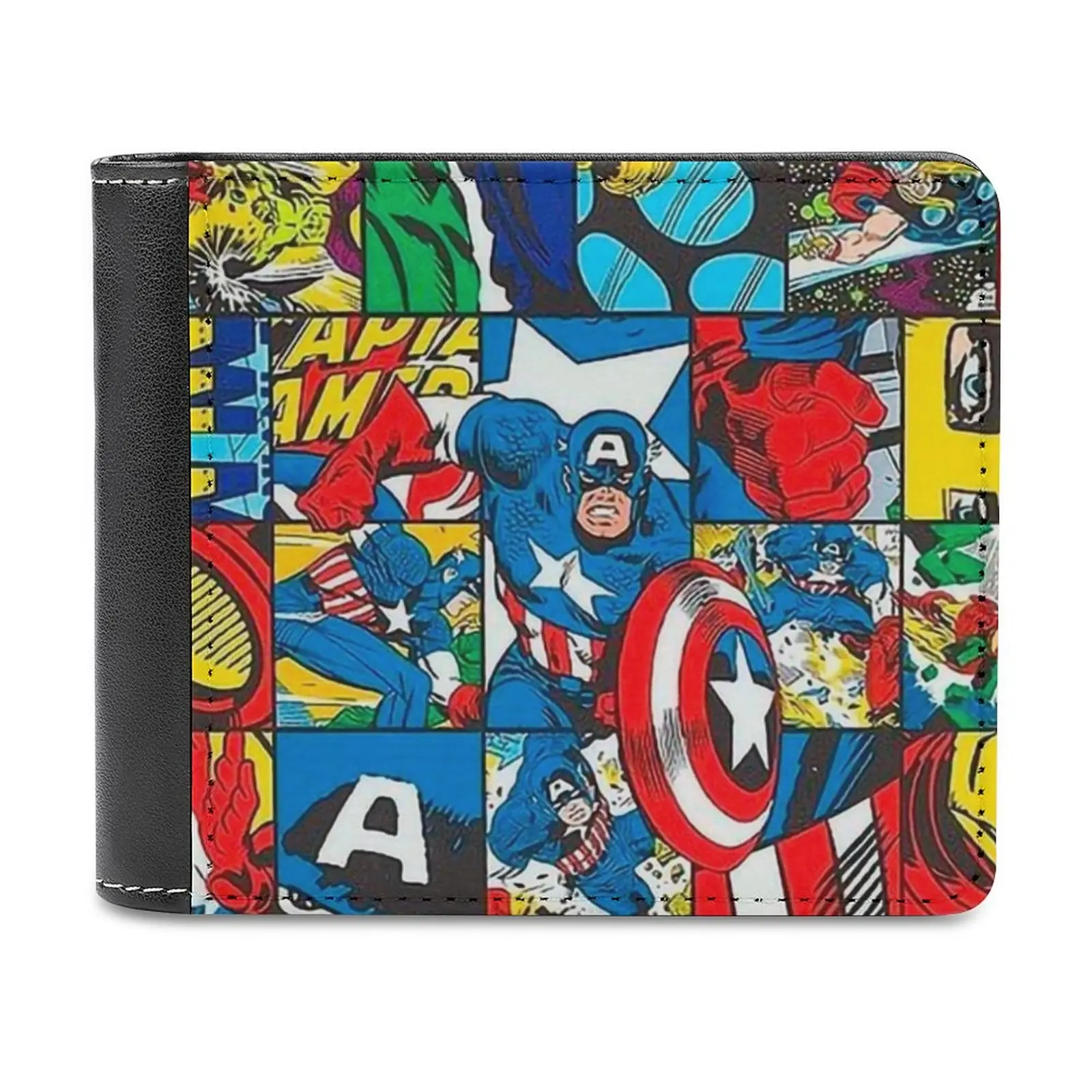 Capt America Case Leather Wallets Men Wallet Credit Business Card Holders High Quality Wallet Comic Movie Fan Man Cool Trend
Capt America Case Leather Wallets Men Wallet Credit Business Card Holders High Quality Wallet Comic Movie Fan Man Cool Trend