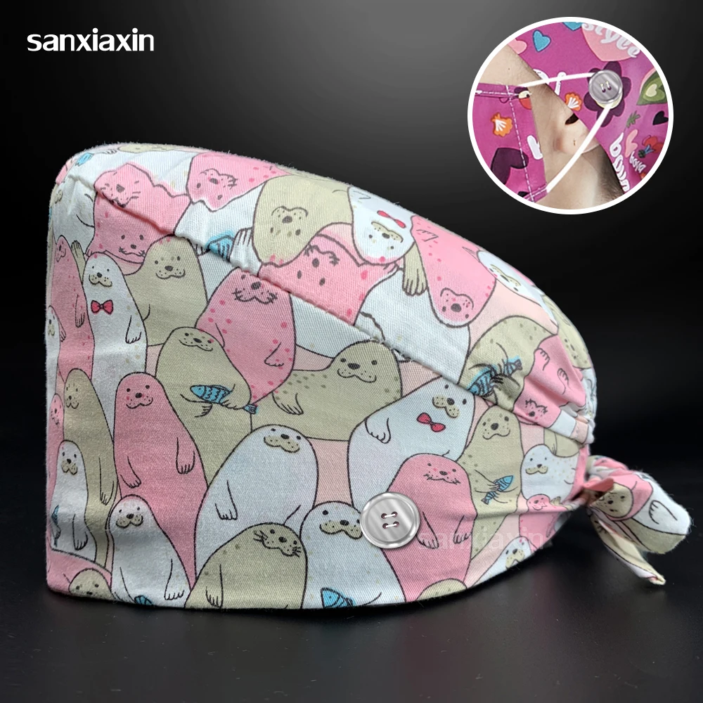 New Pharmacy Work Hats Cotton Nurse Accessories Medical Surgical Nurse Caps Wholesale Cartoon Printing Pet Hospital Doctor Caps
New Pharmacy Work Hats Cotton Nurse Accessories Medical Surgical Nurse Caps Wholesale Cartoon Printing Pet Hospital Doctor Caps