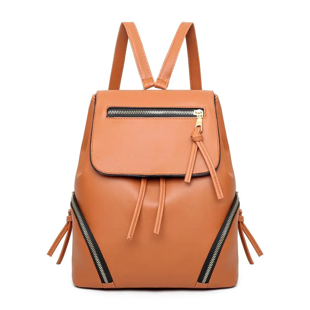 Fashion Simple Backpack PU Leather Travel Retro Solid Color Women's Wild Vintage Drawstring Shoulder Bag Girl School Bag
Fashion Simple Backpack PU Leather Travel Retro Solid Color Women's Wild Vintage Drawstring Shoulder Bag Girl School Bag