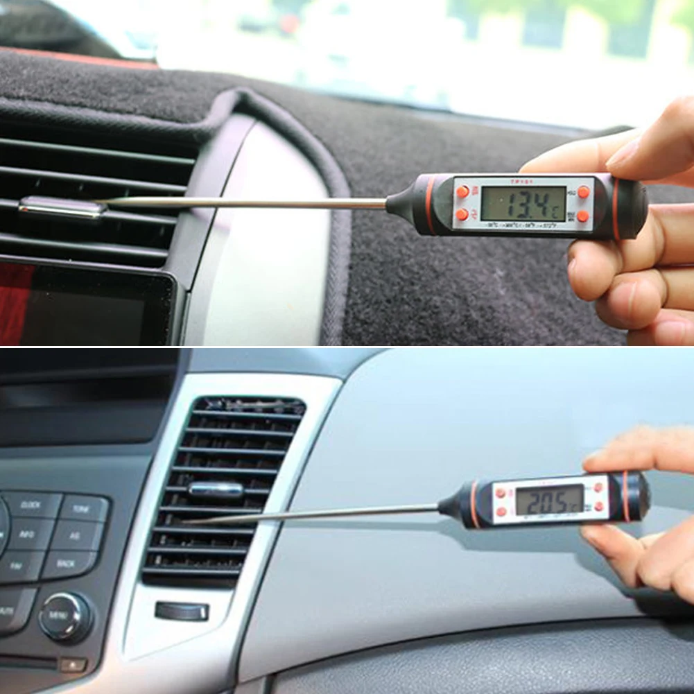 Precise Car Air Condition Outlet Needle LCD Display Type Gauge Check Kitchen Thermometer Check Tool 50 To Zero Above 300 Degrees
Precise Car Air Condition Outlet Needle LCD Display Type Gauge Check Kitchen Thermometer Check Tool 50 To Zero Above 300 Degrees