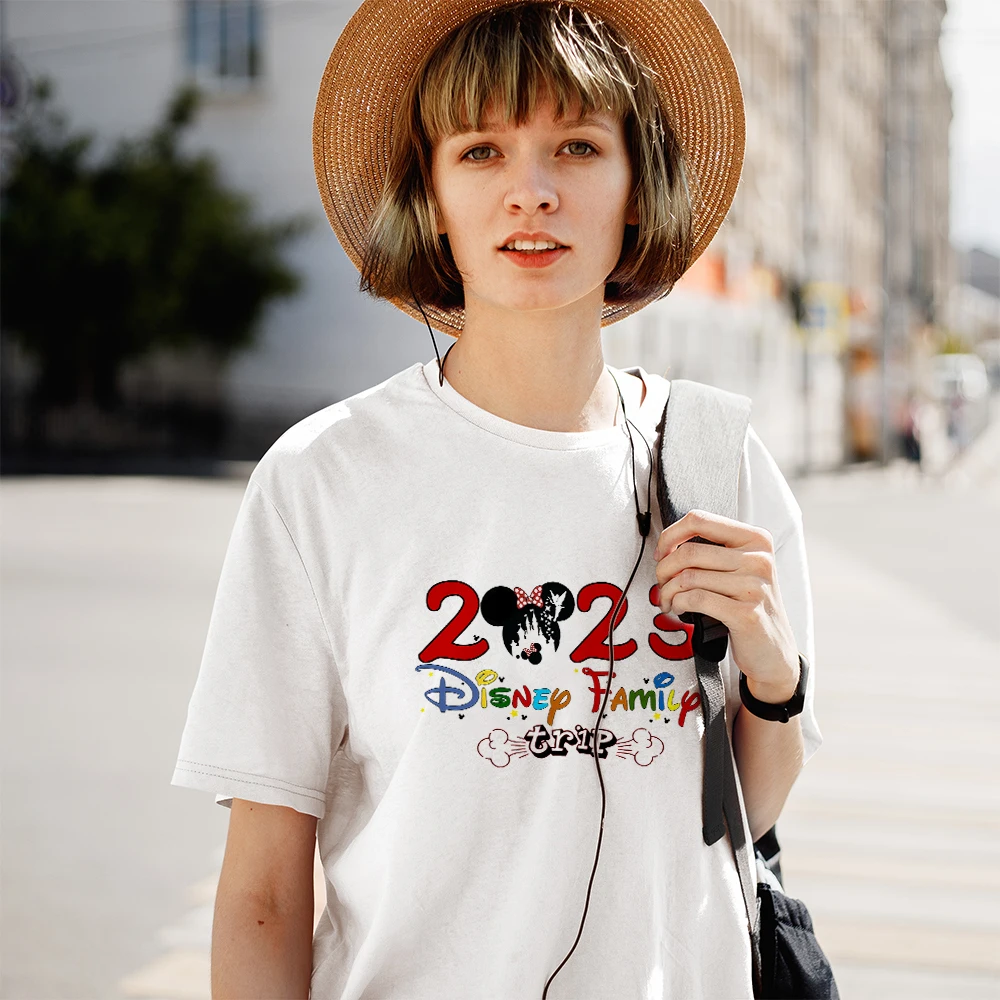 2023 Disney Family Trip T-shirts Minnie Mouse Soft Girl Aesthetic Clothes Instagram Fashion Hot Sale T Shirt Women Streetwear
2023 Disney Family Trip T-shirts Minnie Mouse Soft Girl Aesthetic Clothes Instagram Fashion Hot Sale T Shirt Women Streetwear