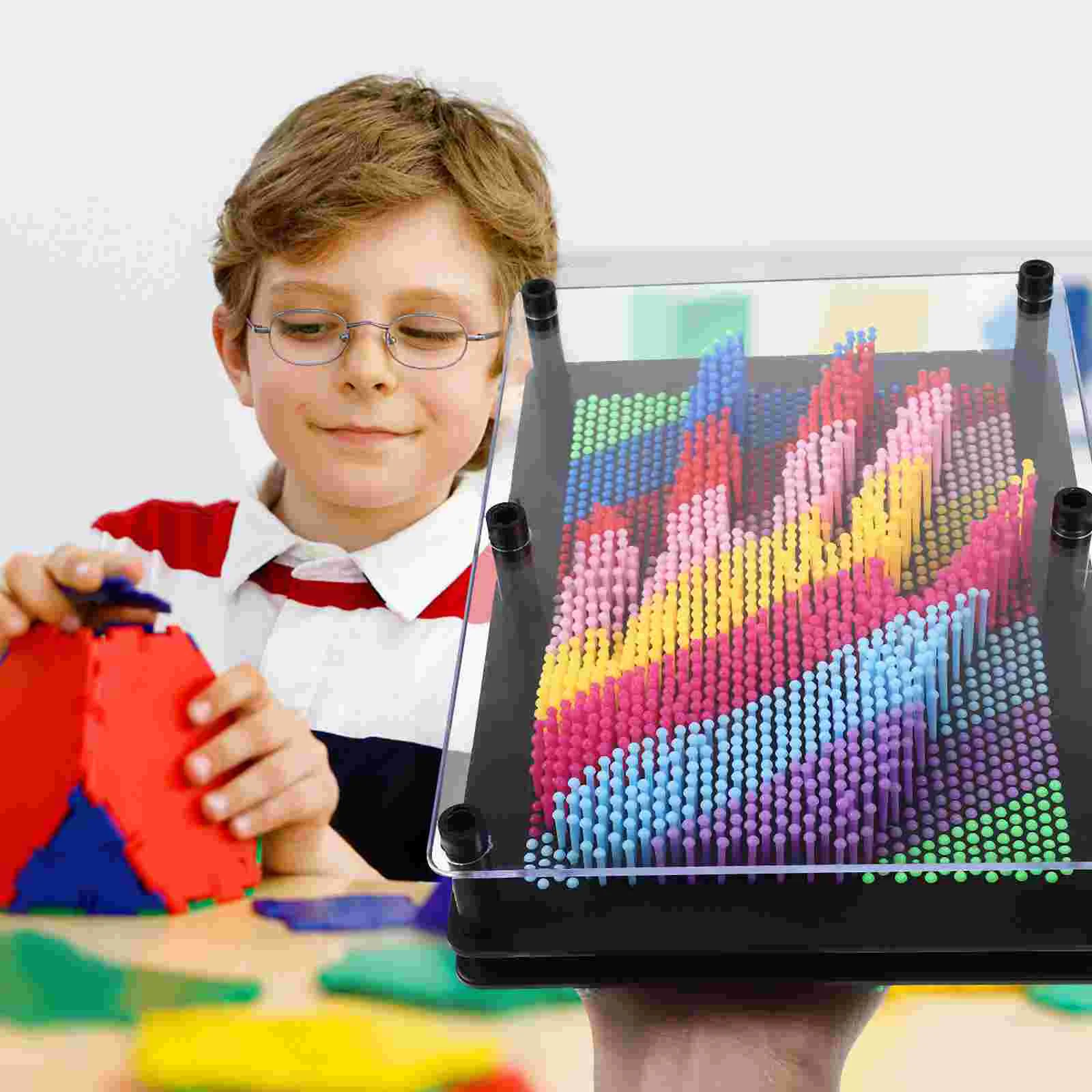 Pin Toy 3D Impression Sensory Board Hand Toys Printed Sculpture Handprint Kids Intelligence Clone Mode Adult Rainbow Needle
Pin Toy 3D Impression Sensory Board Hand Toys Printed Sculpture Handprint Kids Intelligence Clone Mode Adult Rainbow Needle