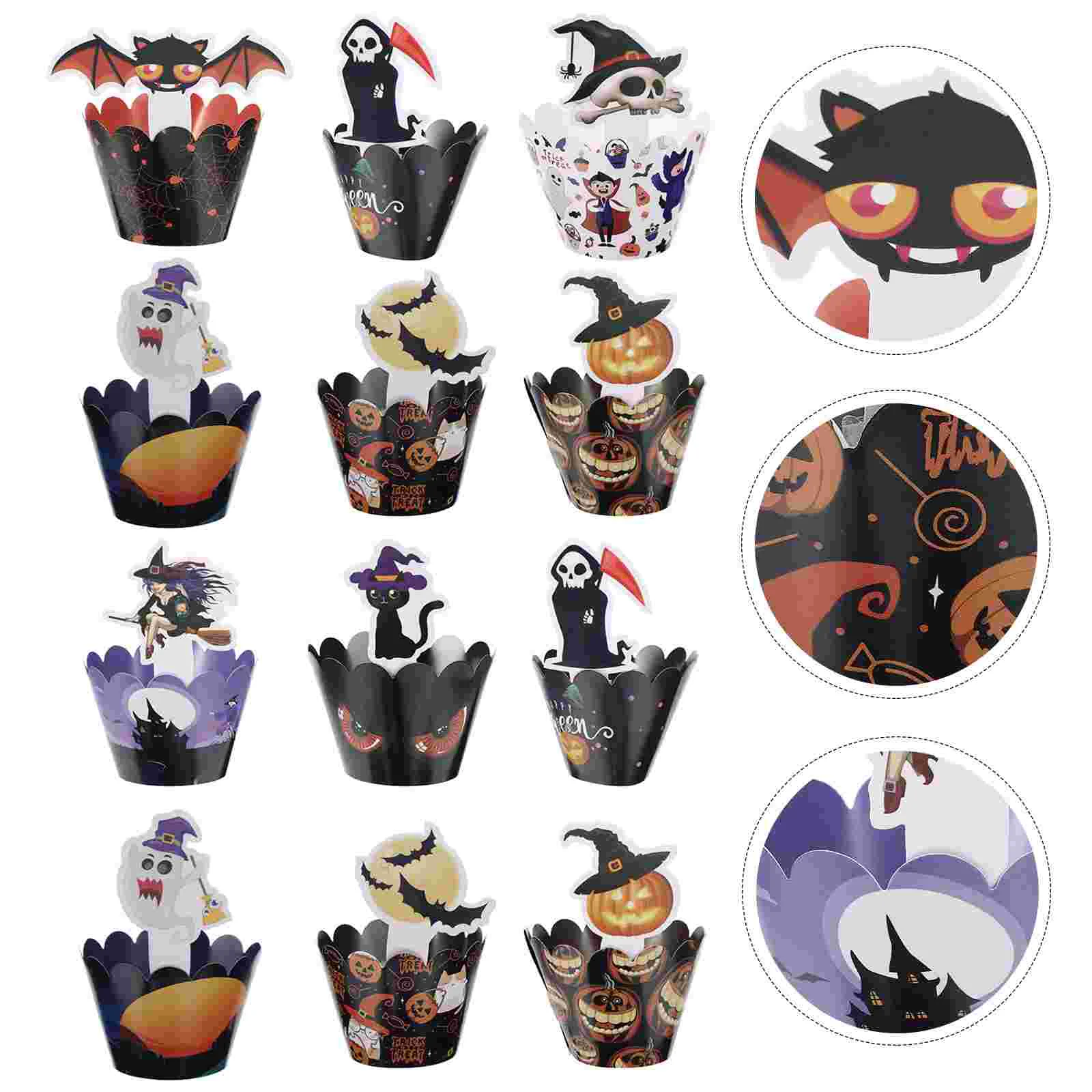 Cupcake Toppers Cake Decorations Party Pumpkin Wrapper Decoration Horror Haunted Housepicks Liners Supplies Wrappers
Cupcake Toppers Cake Decorations Party Pumpkin Wrapper Decoration Horror Haunted Housepicks Liners Supplies Wrappers