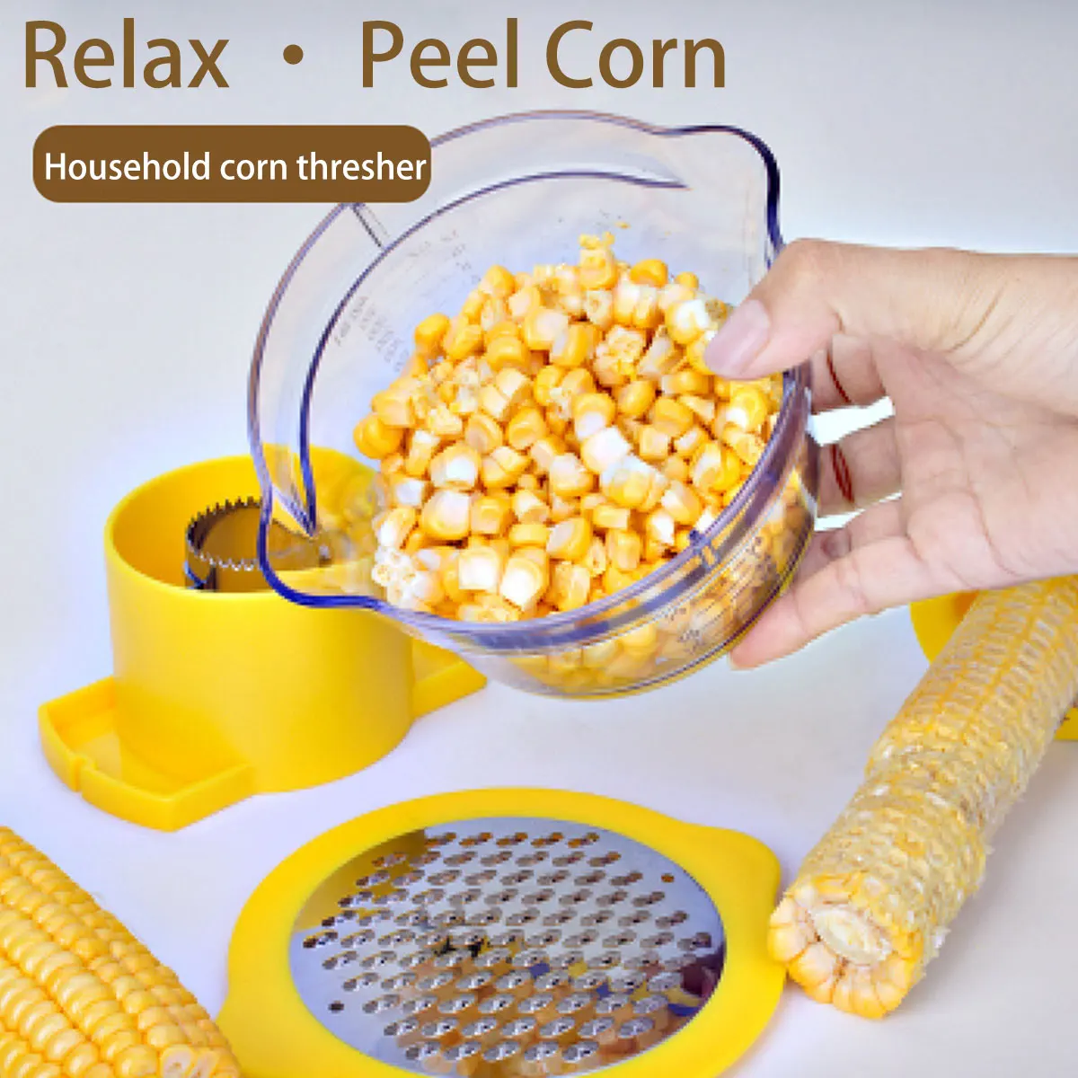 NewCorn Stripper Corn Peeler Stainless Steel Reusable Corn Stripping Tool Multifunctional Corn Cutter Corn Cob Peeler Corn Cob
NewCorn Stripper Corn Peeler Stainless Steel Reusable Corn Stripping Tool Multifunctional Corn Cutter Corn Cob Peeler Corn Cob