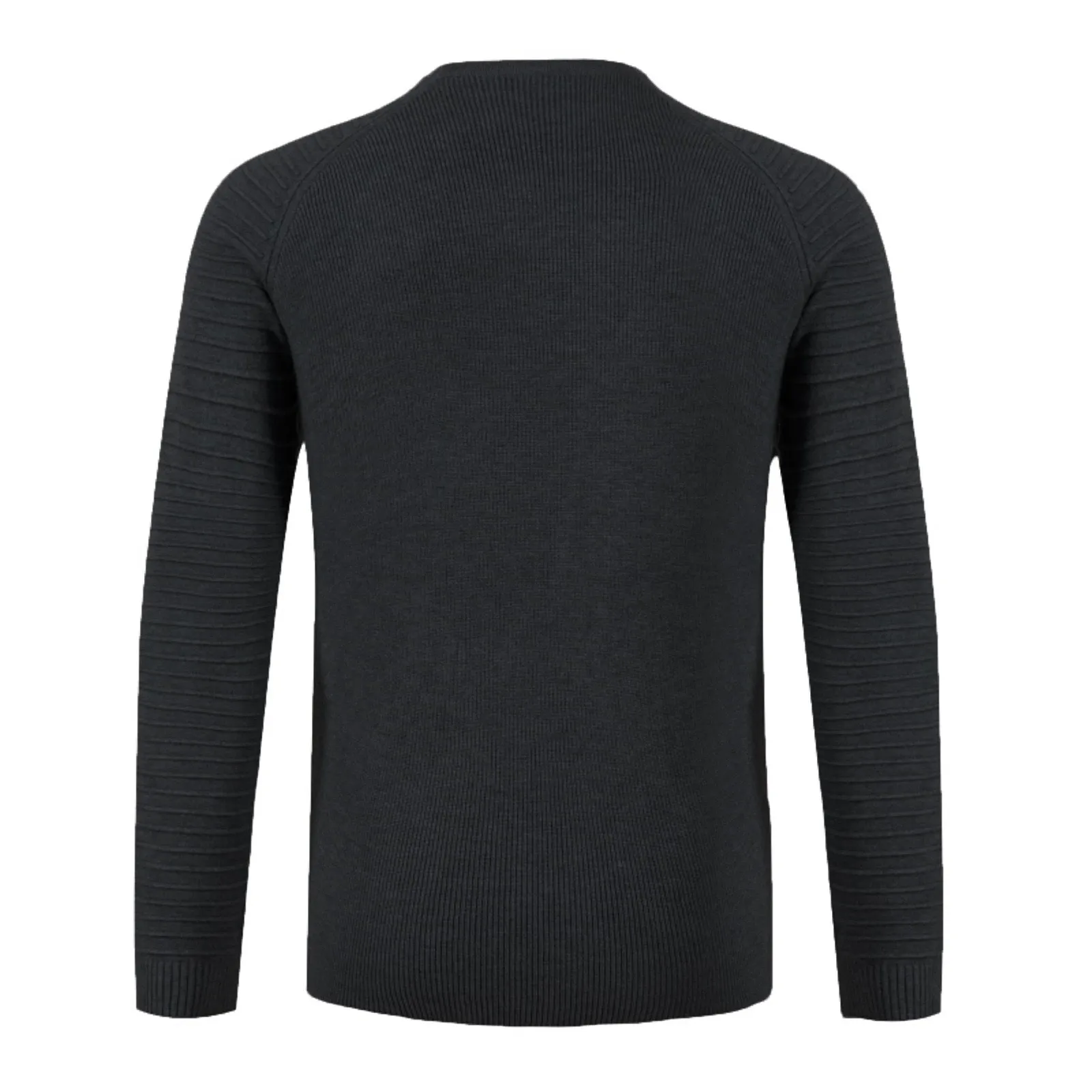 Men Solid Color Pleated Long Sleeve Sweater Loose And Comfortable Warm Round Neck Pullover Tops Autumn And Winter Male Clothing 
Men Solid Color Pleated Long Sleeve Sweater Loose And Comfortable Warm Round Neck Pullover Tops Autumn And Winter Male Clothing