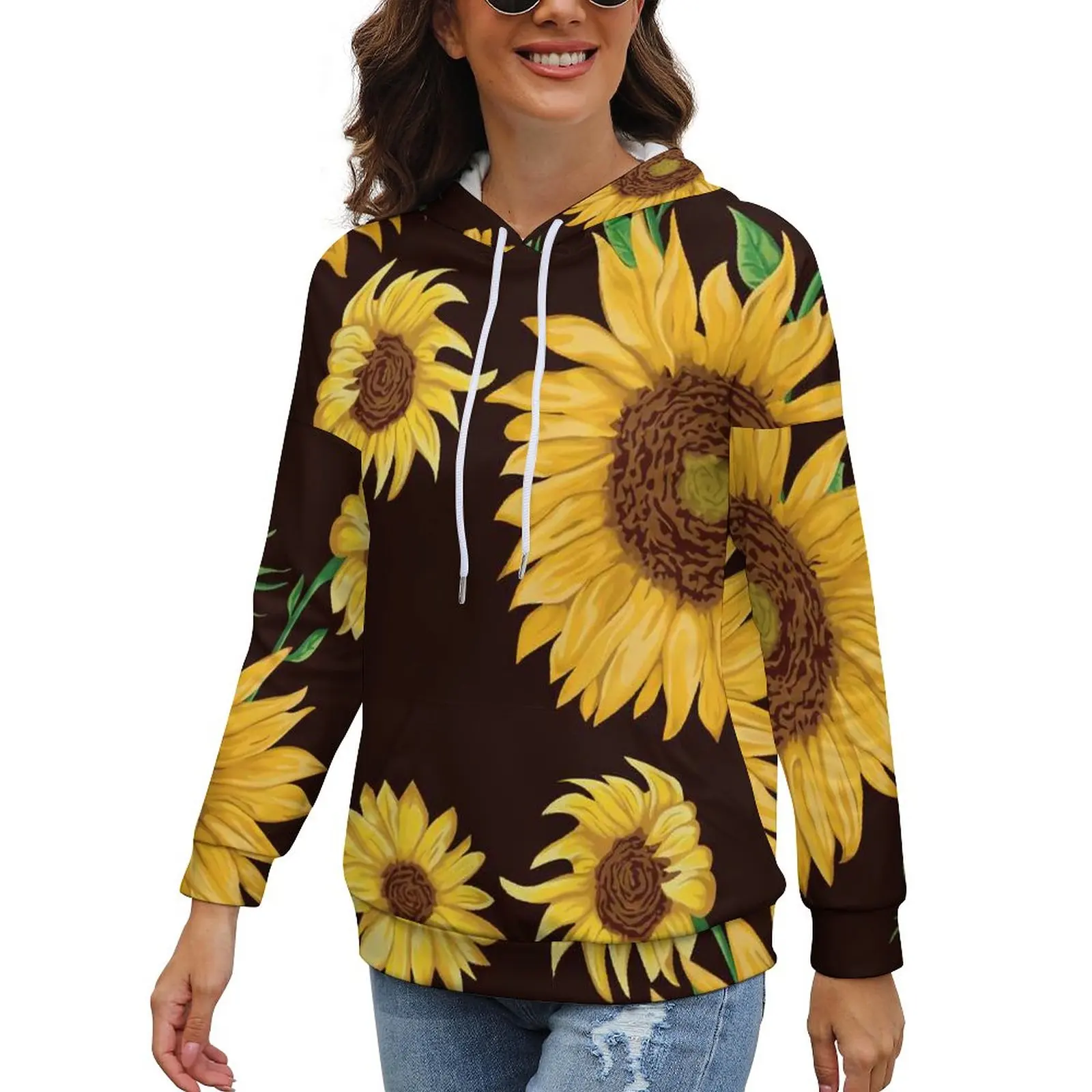 Abstract Sunflower Hoodies Woman Sunflowers Pattern Design Casual Hoodie Winter Cute Sweatshirts Hot Print Tops 2XL 3XL 4XL
Abstract Sunflower Hoodies Woman Sunflowers Pattern Design Casual Hoodie Winter Cute Sweatshirts Hot Print Tops 2XL 3XL 4XL