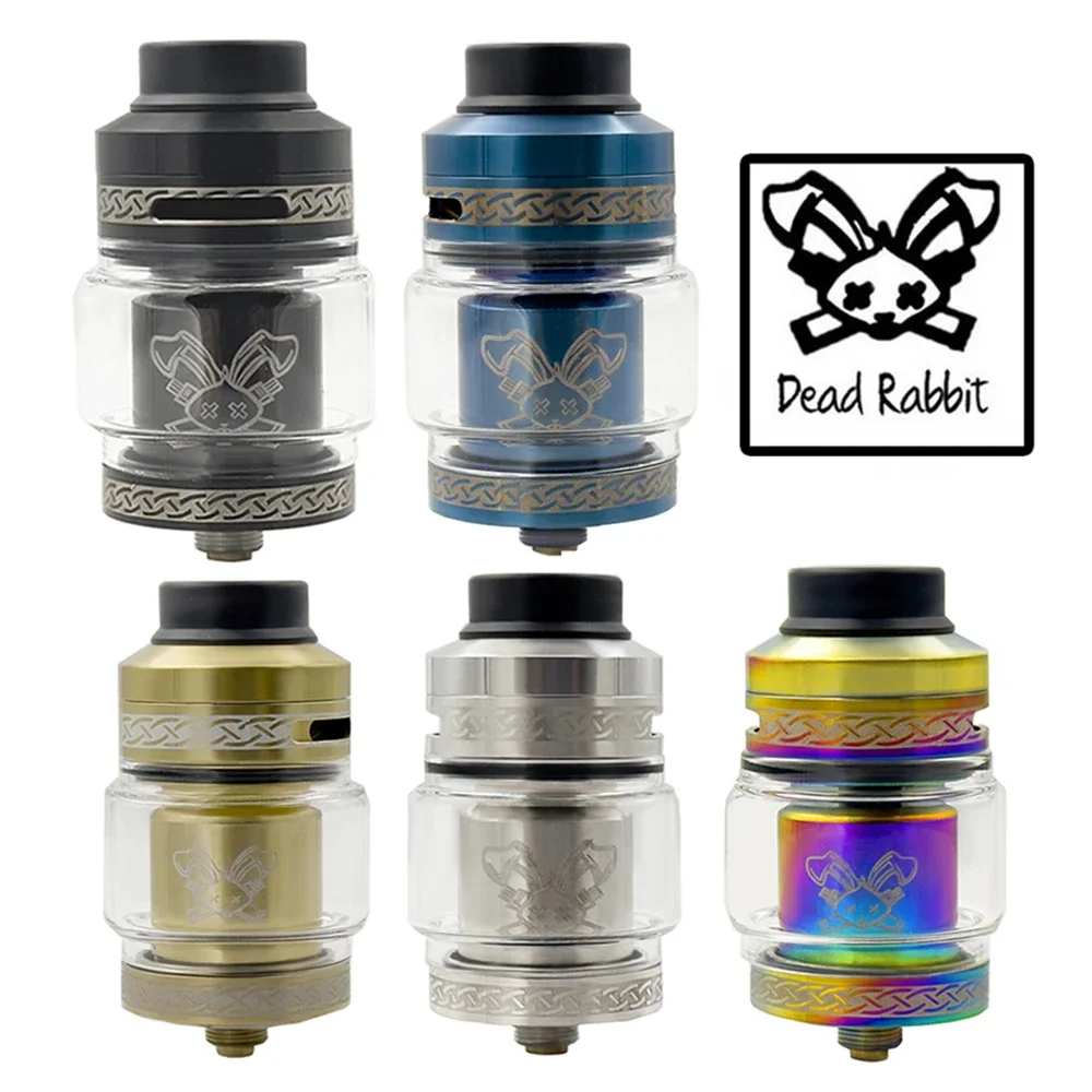 Атомайзер RunVape Dead Rabbit V2 RTA, емкость 5 мл, двойная катушка, диаметр 25 мм, для боксмода с резьбой 510
Атомайзер RunVape Dead Rabbit V2 RTA, емкость 5 мл, двойная катушка, диаметр 25 мм, для боксмода с резьбой 510