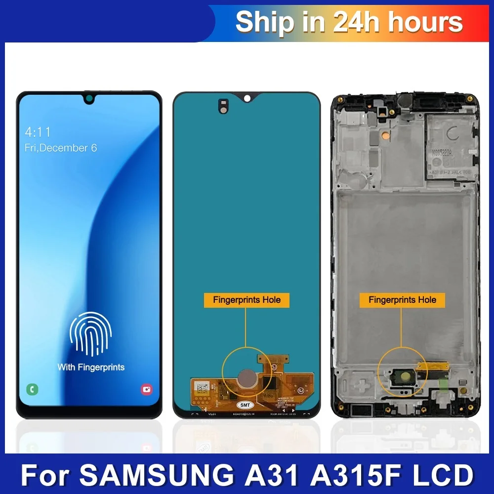 Test For Samsung Galaxy A31 LCD Display Touch Screen Digitizer Assembly Replacement For Samsung A315 A315F LCD
Test For Samsung Galaxy A31 LCD Display Touch Screen Digitizer Assembly Replacement For Samsung A315 A315F LCD