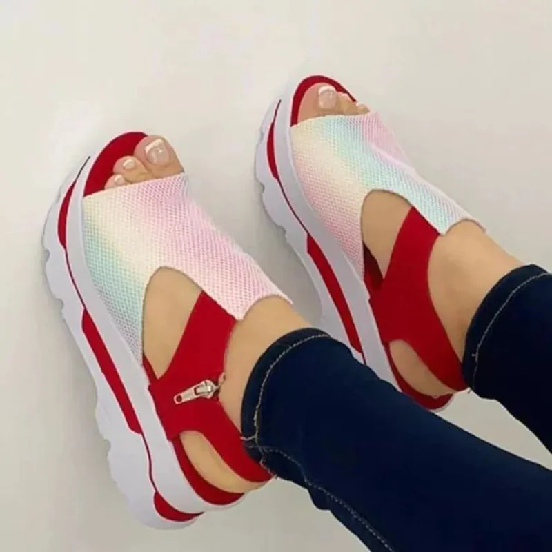Summer Fashion Sandals Women Peep Toe Sandals For Women Comfy Shoes Women Lightweight Wedge Shoes Comfortable Zapatos De Mujer
Summer Fashion Sandals Women Peep Toe Sandals For Women Comfy Shoes Women Lightweight Wedge Shoes Comfortable Zapatos De Mujer