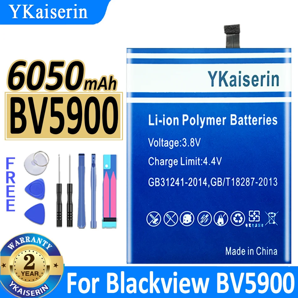 YKaiserin BV5900 6500mAh Replacement Battery For Blackview BV 5900 Batterij + Track Code
YKaiserin BV5900 6500mAh Replacement Battery For Blackview BV 5900 Batterij + Track Code