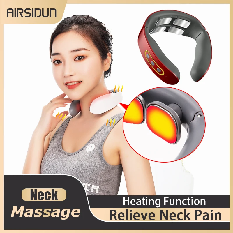 Neck Massager Pulse Current Massage Multiple Massage Heads Heat To Relieve Cervical Pain Massager
Neck Massager Pulse Current Massage Multiple Massage Heads Heat To Relieve Cervical Pain Massager