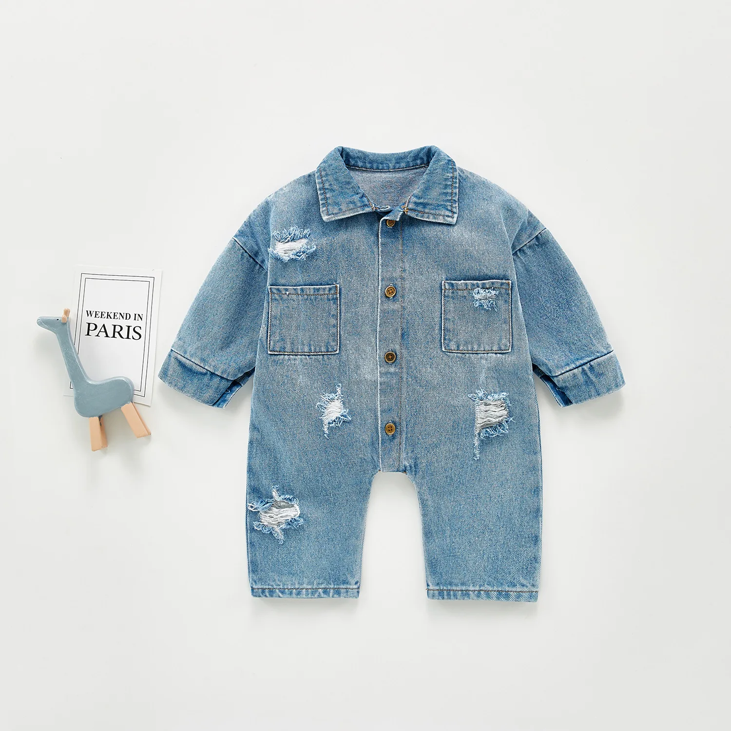Baby Girls Rompers Unisex Denim Baby Clothes Autumn Newborn Boy Long Sleeve Romper Jumpsuit Toddler Costume 3-24 Months
Baby Girls Rompers Unisex Denim Baby Clothes Autumn Newborn Boy Long Sleeve Romper Jumpsuit Toddler Costume 3-24 Months