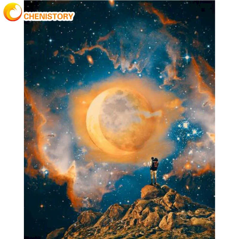 CHENISTORY Painting By Numbers Kits DIY Landscape Pictures By Numbers Starry Sky On Canvas Frameless HandPainting Home Decor
CHENISTORY Painting By Numbers Kits DIY Landscape Pictures By Numbers Starry Sky On Canvas Frameless HandPainting Home Decor