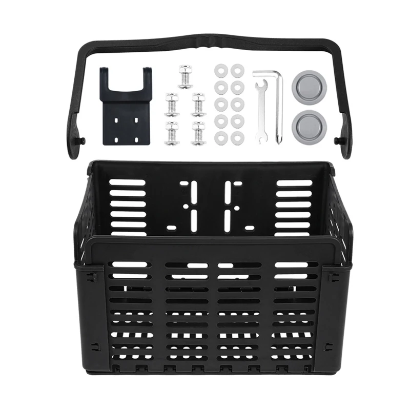 Bike Handlebar Bag Bike Front Basket Detachable Bike Handlebar Front Basket with Handle Durable Bicycle Rear Rack Basket
Bike Handlebar Bag Bike Front Basket Detachable Bike Handlebar Front Basket with Handle Durable Bicycle Rear Rack Basket